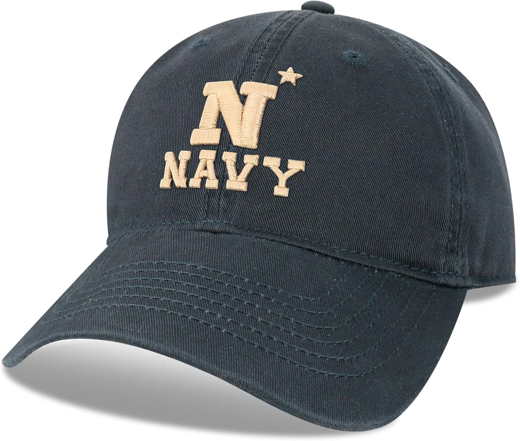 Legacy NCAA Officially Licensed Baseball Hat, Navy Midshipmen, Lightweight Cap for Men & Women, Relaxed Twill Adjustable