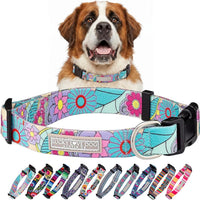 Lucky Love Dog Collar for Extra Large Dogs Cute Soft – Caroline, X-Large