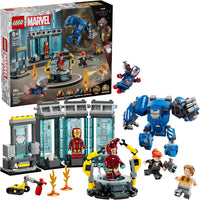 LEGO Marvel Iron Man’s Laboratory: Hall of Armor Building Toy - Marvel Superhero Toy for Kids, Boys and Girls, Ages 8+ - with Minifigures and a Mech - Gift Idea for Birthdays - 76315