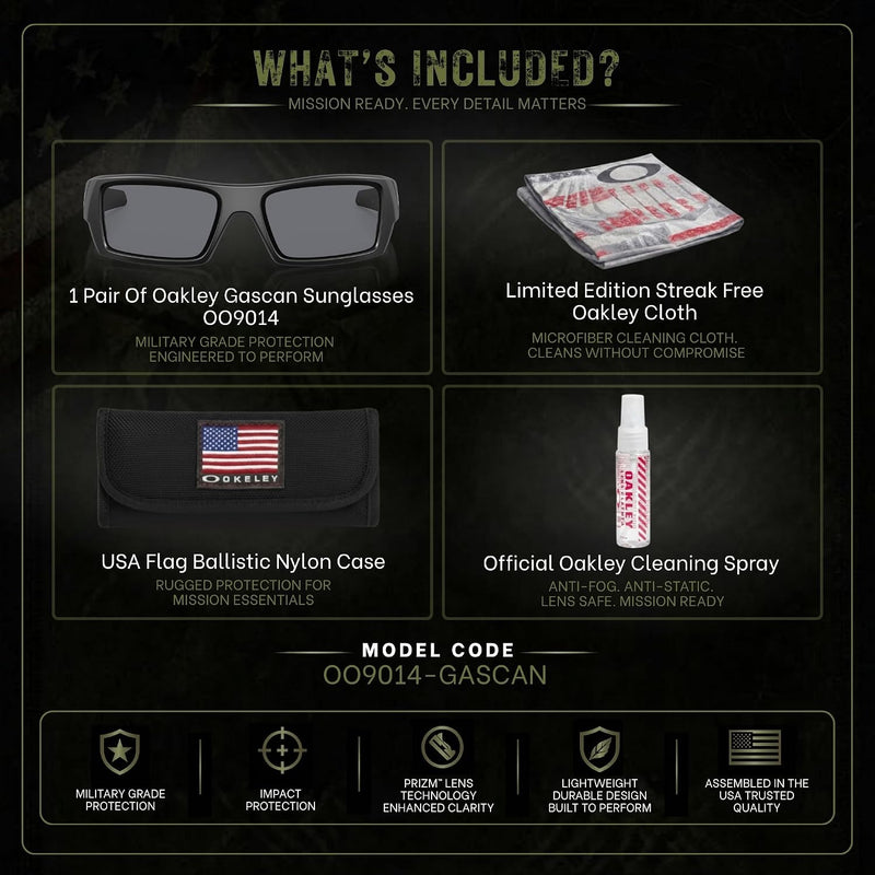 Oakley Standard Issue SI GASCAN USA FLAG Collection Military Grade