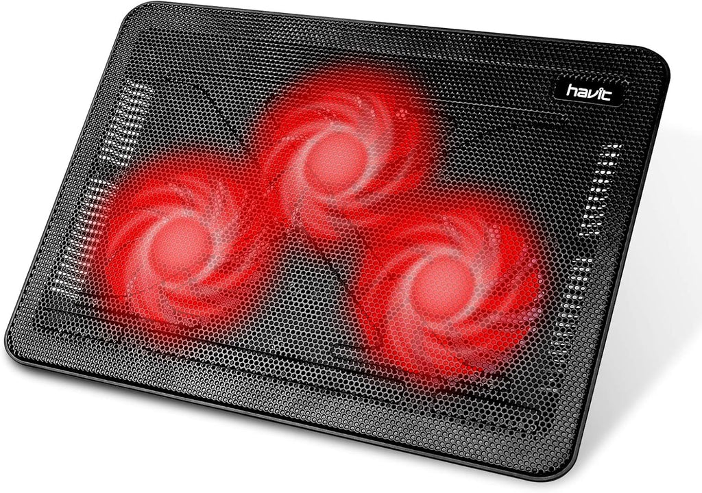 havit HV-F2056 Laptop Cooling Pad for 15.6-17 Inch Laptops, Black