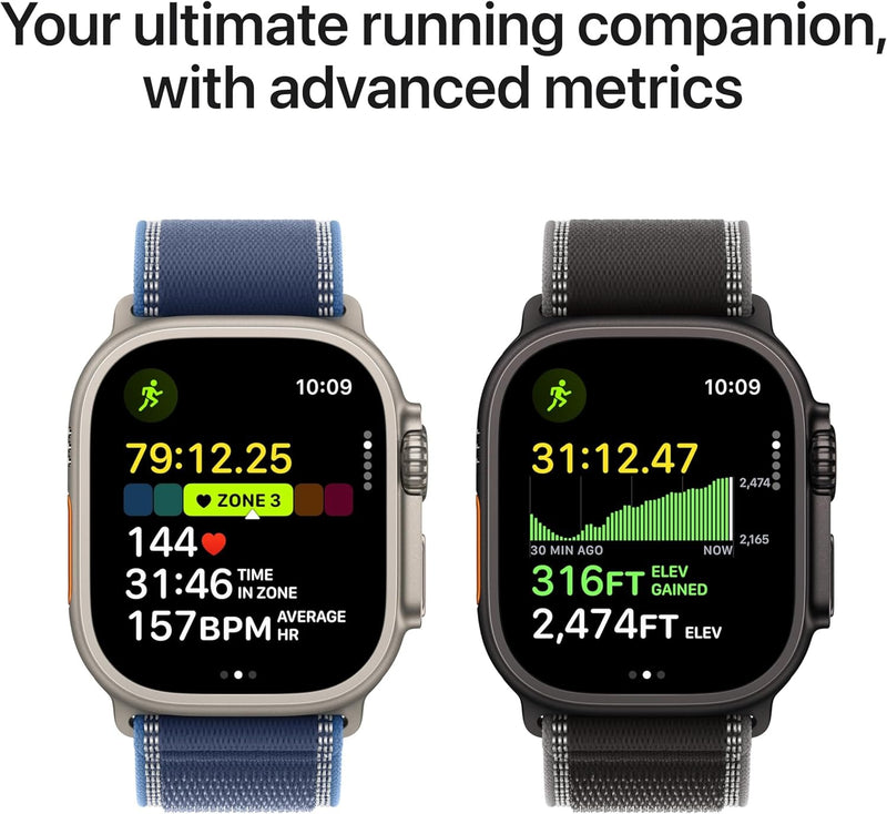 Apple Watch Ultra 3 [GPS + Cellular 49mm] Running & Multisport Smartwatch w/Rugged Titanium Case w/Black Alpine Loop - M. Satellite Communications, Advanced Health & Fitness Tracking