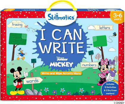 Skillmatics I Can Write – Mickey Mouse, Preschool Learning Activity Book