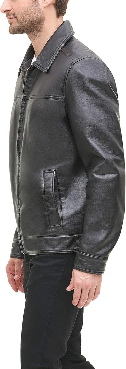 Tommy Hilfiger Men's Classic Faux Leather Jacket