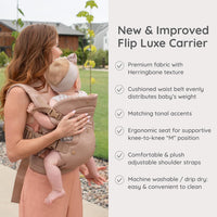 Infantino Flip Luxe 4 en 1 Portabebés Ergonómico Affogato