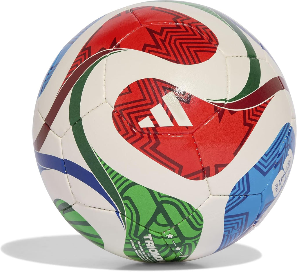 Adidas Unisex-Adult World Cup Training Sala Soccer Ball, White/Team Royal Blue/Solar Blue/Power Red, Futsal