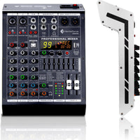 SonixForce 4 Channel Audio Mixer, 99 DSP Effects Sound Board Console