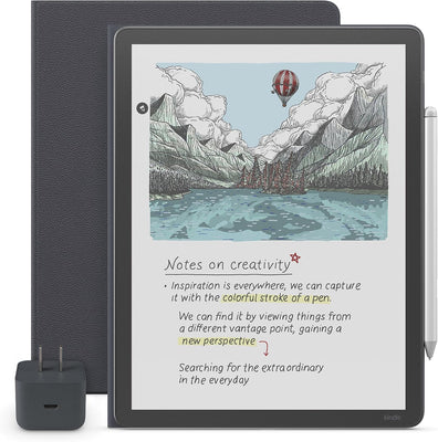 Amazon Kindle Scribe Colorsoft Essentials Bundle - Graphite (grafito) (Lápiz Premium + Folio)