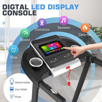 Cintas de correr inclinadas para el hogar con pantalla de TV y WiFi