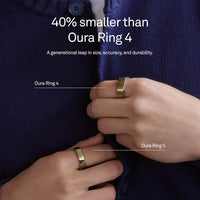 Oura Ring 5 - Anillo Inteligente de Salud y Sueño - Negro