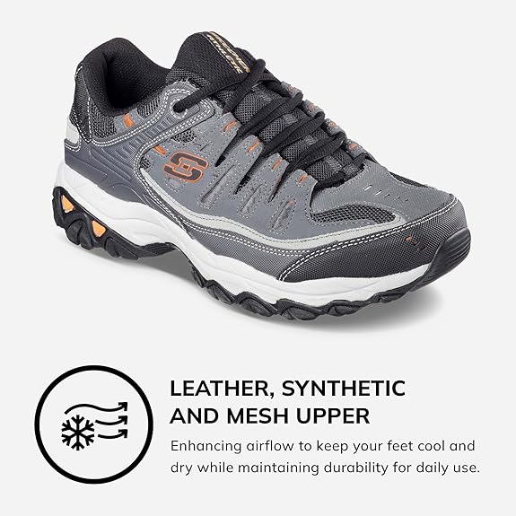 Skechers Afterburn M. Fit Charcoal Gray
