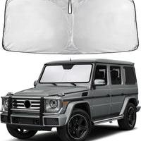 EcoNour Windshield Sunshade Compatible for Mercedes-Benz G Class 1990-2016 2017 2018, Sun Visor for Front Windshield & W