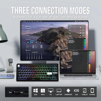 EPOMAKER TH85 QMK/VIA Wireless Gaming Keyboard, BT5.0/2.4GHz/USB-C