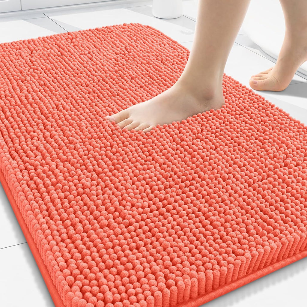 Arotive Bathroom Rugs 30x20, Soft Absorbent Shaggy Chenille Bath Rugs