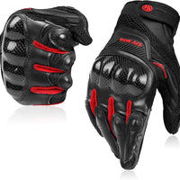 BORLENI Motorcycle Gloves Touch Screen for Men Women Padding Hard Knuckle Cycling Motorbike ATV Hiking Riding Climbing G