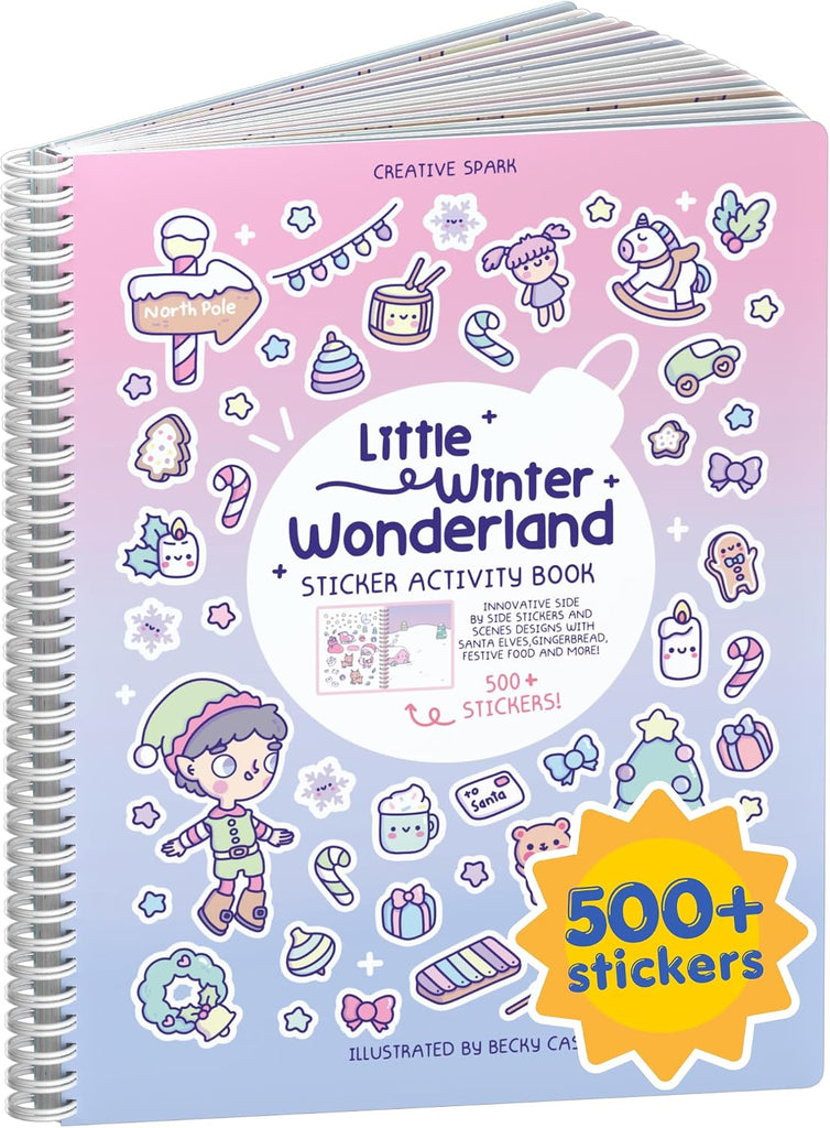 Cupkin Winter Wonderland Coloring & Sticker Activity Book | 500+ Stickers