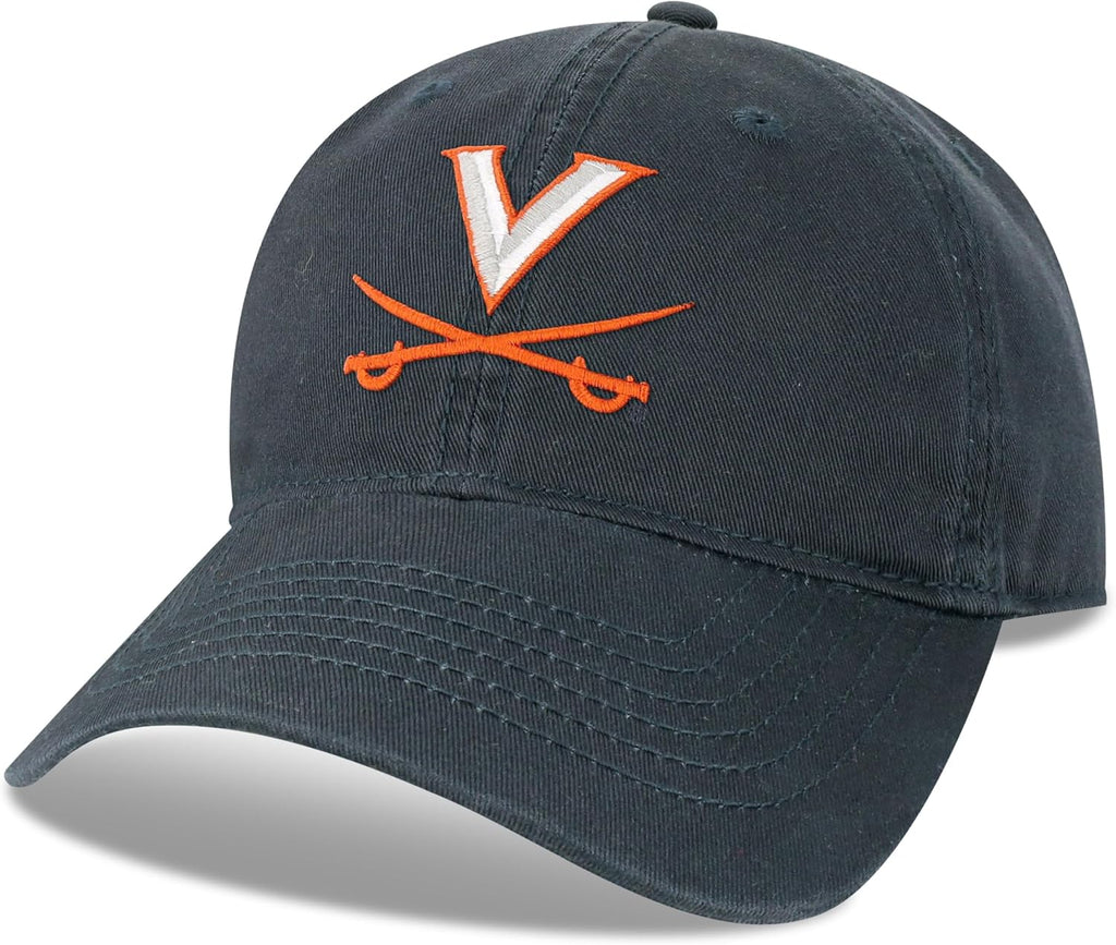 Legacy NCAA Officially Licensed Baseball Hat, Virginia Cavaliers, Lightweight Cap for Men & Women, Relaxed Twill Adjusta