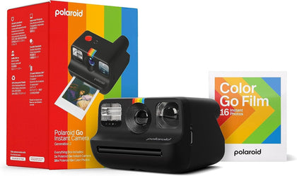 Polaroid Go Generation 2 - Mini Instant Camera + Film Bundle (16 Photos Included) - black