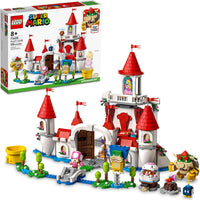 LEGO Super Mario Peach’s Castle Expansion Set 71408, Buildable Game Toy, Gifts for Kids Aged 8 Plus with Time Block Plus Bowser and Toadette Figures, to Combine with Starter Course