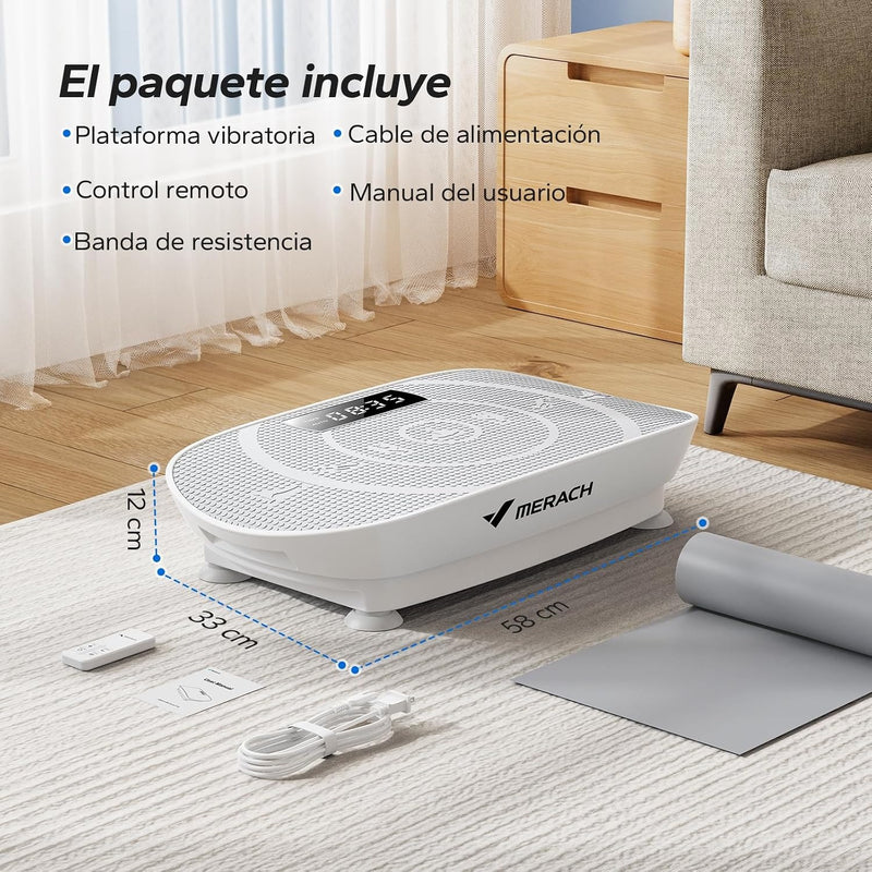 MERACH CV30 Pro Curved Vibration Plate Exercise Machine