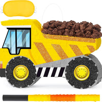 WERNNSAI Dump Truck Piñata for Construction Birthday Party Supplies