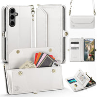 DJBull for Samsung Galaxy S25 Plus Wallet Case with Card Holder, Shoulder and Wristlet Straps, Soft PU Leather, Magnetic