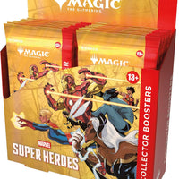 Magic: The Gathering | Marvel Super Heroes Collector Booster Box | 12 Packs | Collectible Trading Card Game