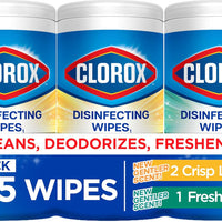 Ofertaza, Pack 3 Clorox Disinfecting Wipes for Allergy Season, 75 Count Each