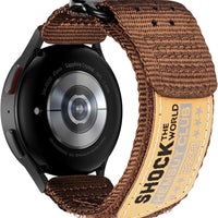 FIILIIX 24mm Quick Release Watch Band, Wide Hoop and Loop Strap &Tactical Strap with Stainless Steel Buckle for Men.