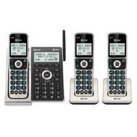 AT&T BL3107-3 DECT 6.0 3-Handset Cordless Phone, Titanium Black