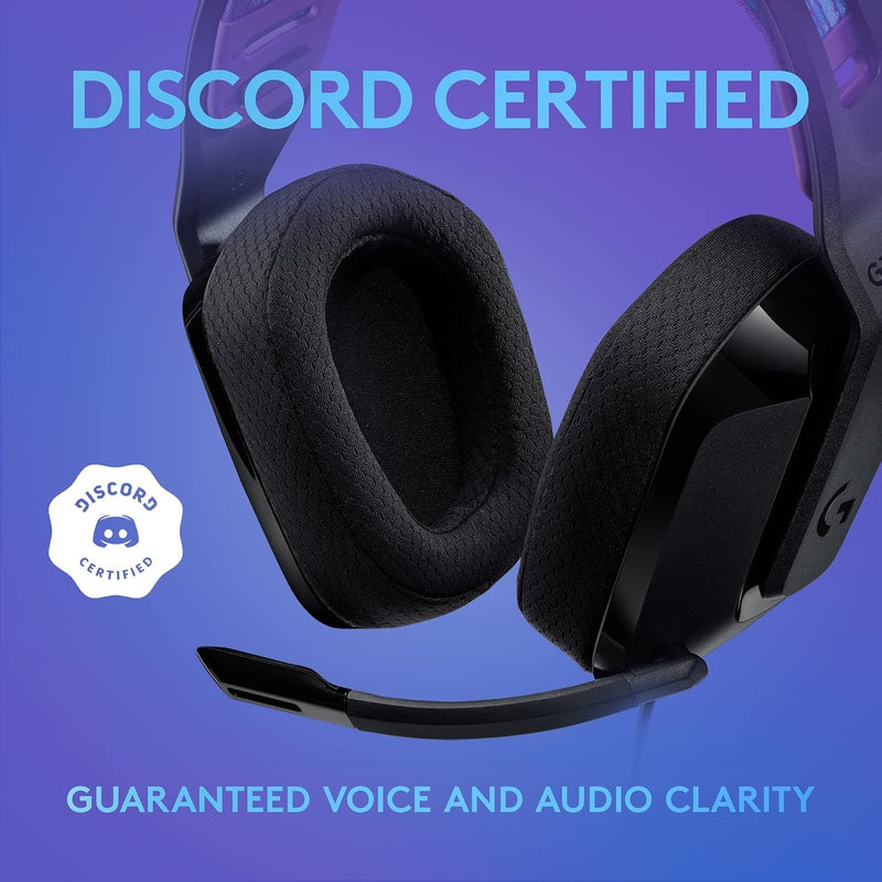 Logitech G335 - Wired Gaming Headset with Flip-to-Mute Mic, 3.5mm