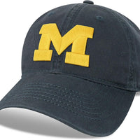 Legacy NCAA Officially Licensed Baseball Hat, Michigan Wolverines, Lightweight Cap for Men & Women, Relaxed Twill Adjust