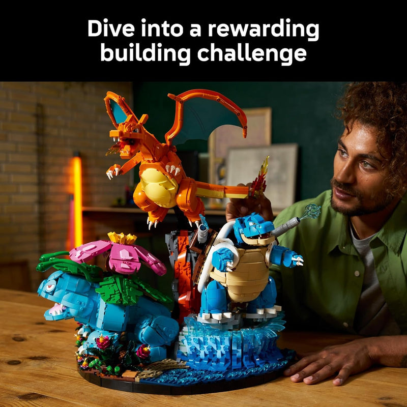 LEGO Pokémon Venusaur, Charizard and Blastoise