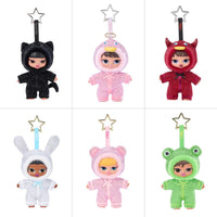 Bratziez Bling Seriez 25th Anniversary Plush Blind Box with Charm Clip and Accessory, Collectible Characters