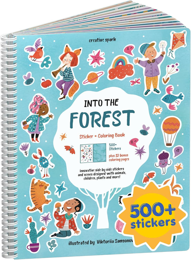 Cupkin Into The Forest Coloring & Sticker Activity Book | 500+ Stickers
