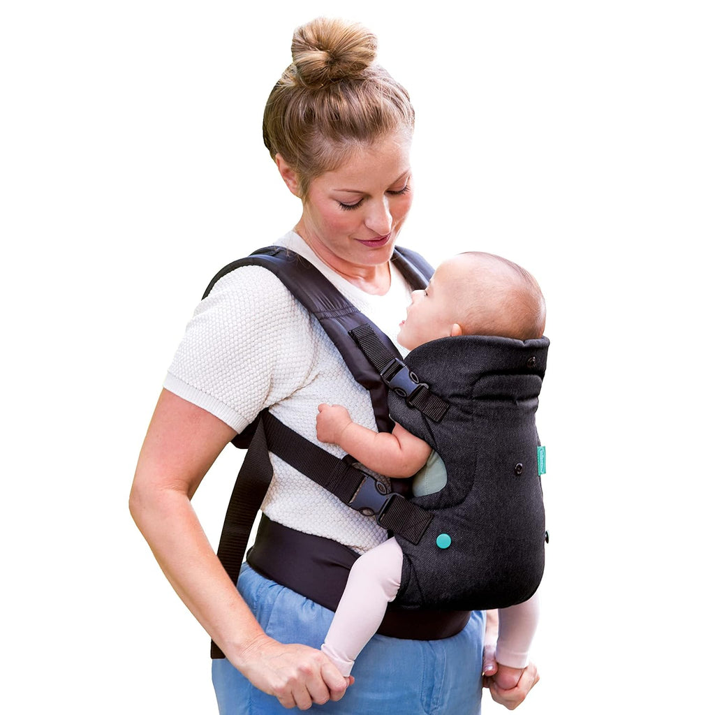 Infantino Flip Advanced 4 en 1 Portabebés Ergonómico Negro