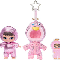 Bratziez Bling Seriez 25th Anniversary Plush Blind Box with Charm Clip and Accessory, Collectible Characters