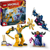 LEGO NINJAGO Arin’s Battle Mech, Ninja Toy Set for Kids with Arin Ninja Minifigure and Katana Sword Accessory, Gift Idea for Boys and Girls Aged 4 Years Old and Up, 71804