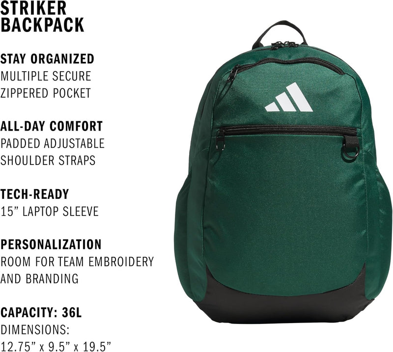 Adidas Striker Soccer Backpack 36L