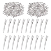 Swpeet 200Pcs 3inch - 7.5cm Alligator Hair Clips Kit, Perfect for Metal Duck Bill Hair Clips Flat Top Single Prong Hairp