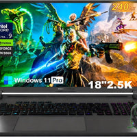 ASUS ROG Strix G18 18-Inch Gaming Laptop, Intel 24-Core Ultra 9 275HX (Up to 5.4GHz), RTX 5060 Laptop GPU, 32 GB DDR5 5600MHz, 1 TB SSD, 18" 2.5K WQXGA 240Hz Nebula Display, Wi-Fi 7, Windows 11 Pro
