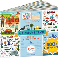 Cupkin All Around Town Coloring & Sticker Activity Book | 500+ Stickers