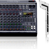 SonixForce 8 Channel Audio Mixer, 99 DSP Effects Sound Board Console