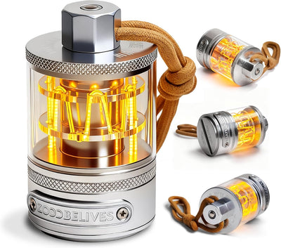 ZOOOBELIVES Vintage Aluminum Camping Lantern Light