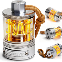 ZOOOBELIVES Vintage Aluminum Camping Lantern Light