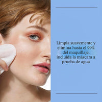 Neutrogena Toallitas para quitar maquillaje micelares sin alcohol para el rostro, eliminan la máscara impermeable y el aceite, toallitas de tela 100% compostable a base de plantas