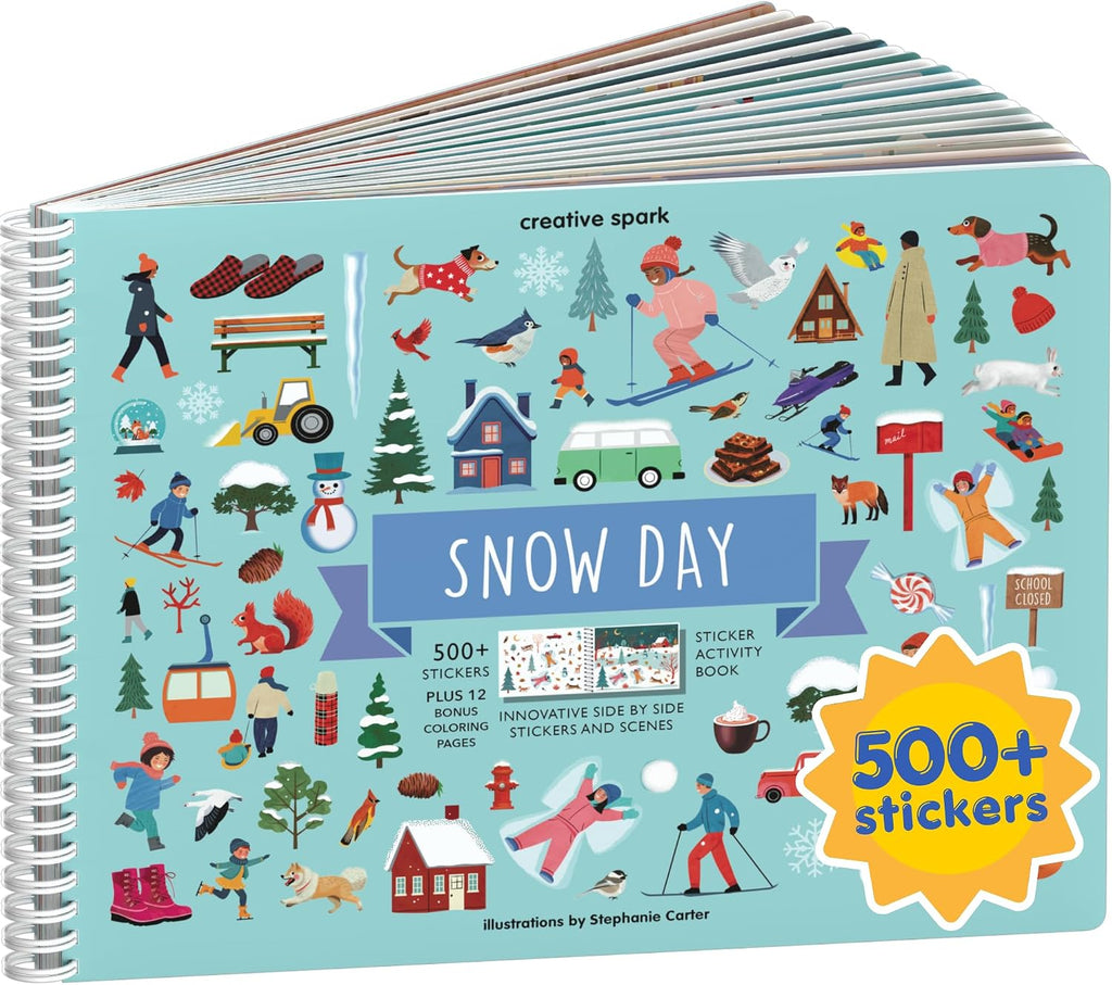 Cupkin Snow Day Coloring & Sticker Activity Book | 500+ Stickers