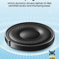Soundcore by Anker Q20i Hybrid Active Noise Cancelling Headphones & Select 4 Go Bluetooth Shower Speaker (Bundle)