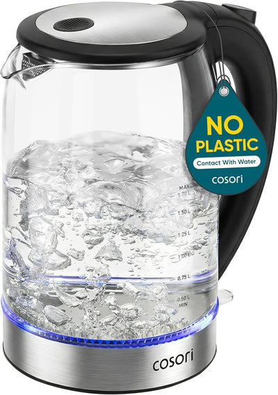 Cosori Electric Kettle, No Plastic Contact With Water