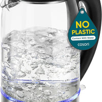 Cosori Electric Kettle, No Plastic Contact With Water